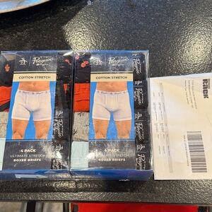 Penguin Men’s 4 pack Boxer Briefs (2 boxes)